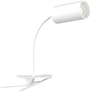 Immax NEO 08294L - Flexibilná lampa s klipom PUNTO 1xGU10/9W/230V biela