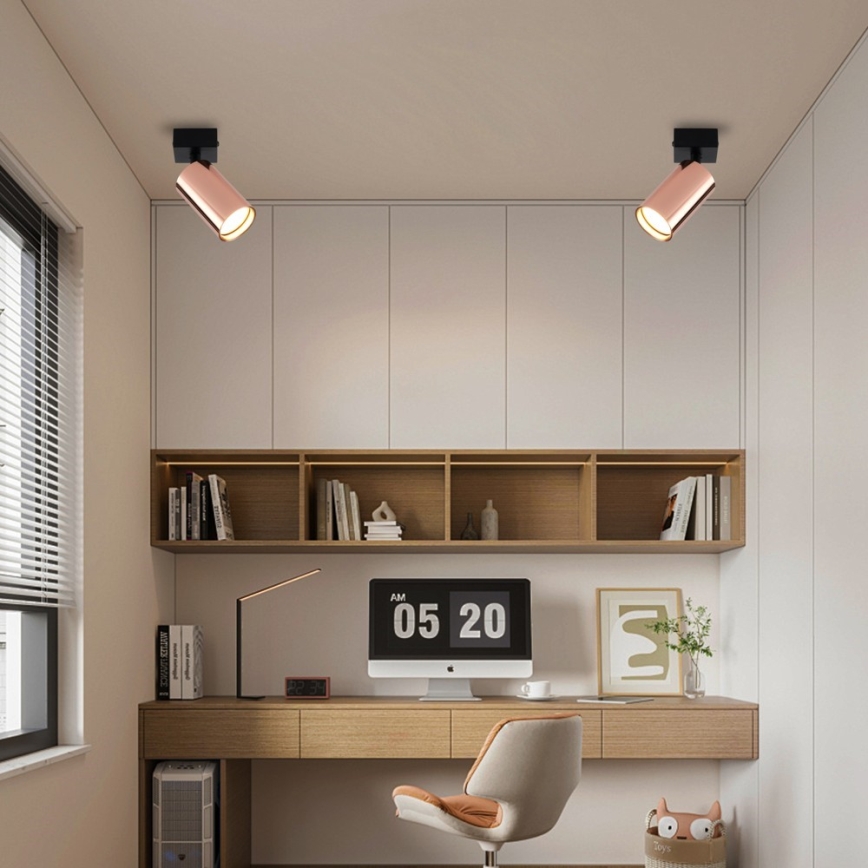 Immax NEO 08301L - Bodové svietidlo PUNTO 1xGU10/9W/230V ružové zlato
