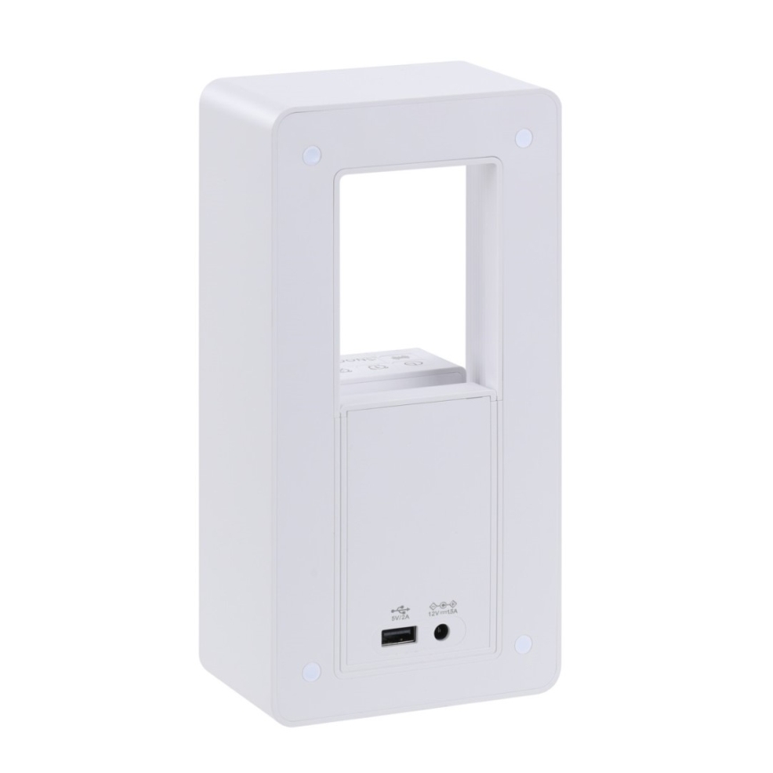 Immax NEO 09113L - LED stolná lampa s budíkom a nabíjaním CALM LED/3,5W/5V