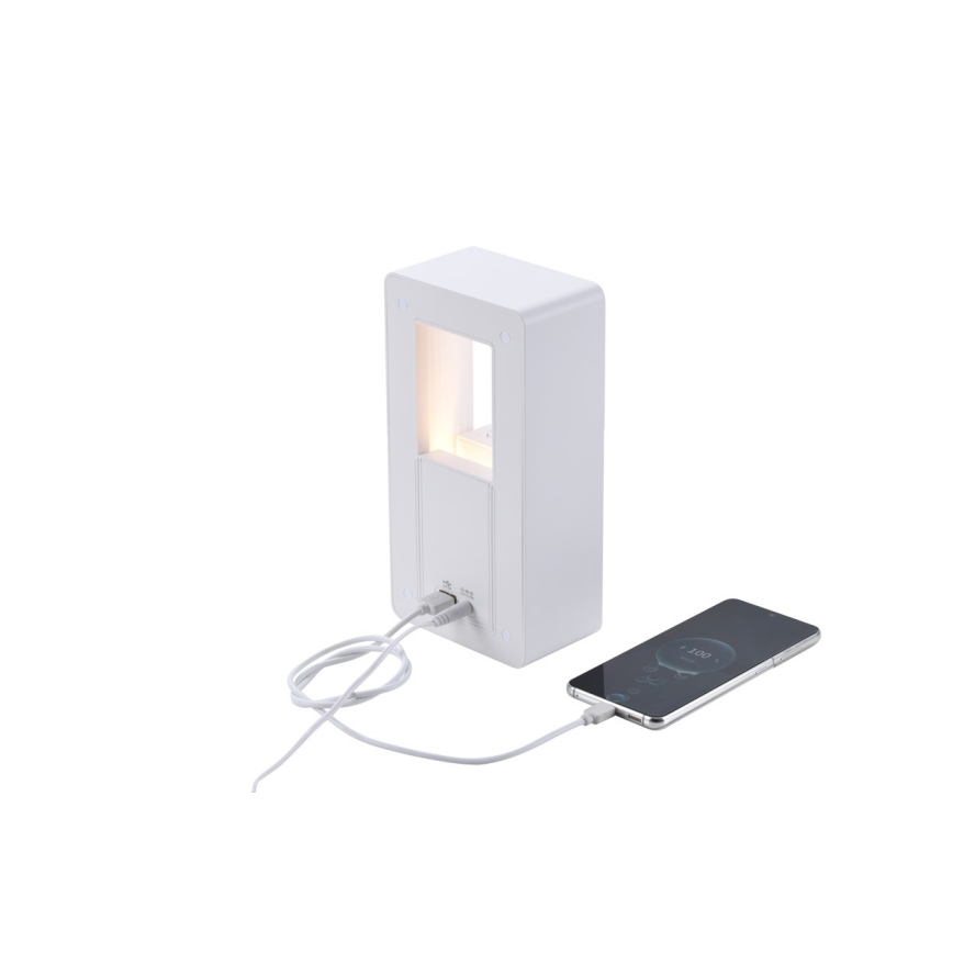 Immax NEO 09113L - LED stolná lampa s budíkom a nabíjaním CALM LED/3,5W/5V