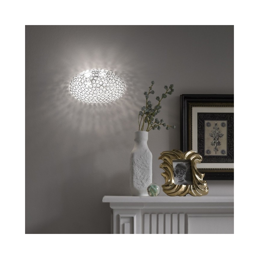 Incanti ILL W2 10 60 - Nástenné svietidlo LILAS 2xE14/28W/230V