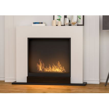 InFire - BIO krb 100x120 cm 3,5kW biela