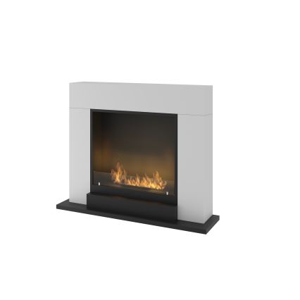 InFire - BIO krb 100x120 cm 3,5kW biela