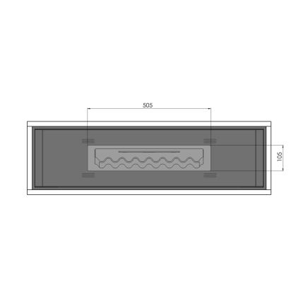 InFire - BIO krb 100x47 cm 3kW industriálny