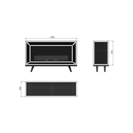 InFire - BIO krb 100x47 cm 3kW industriálny