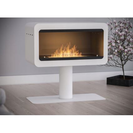 InFire - BIO krb 82,5x78 cm 3kW biela