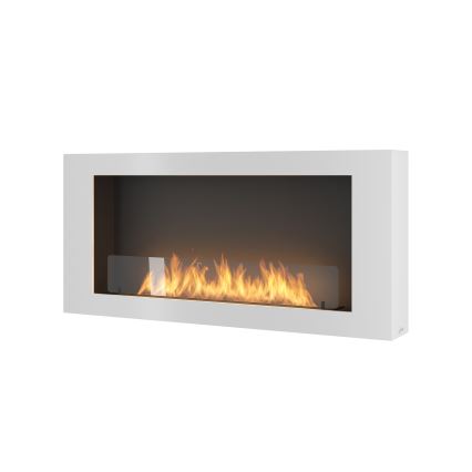 InFire - Nástenný BIO krb 120x56 cm 3kW biela