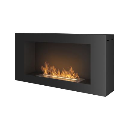 InFire - Nástenný BIO krb 44x91 cm 3kW čierna