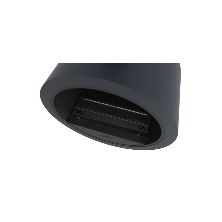 InFire - Nástenný BIO krb pr. 70 cm 3kW čierna