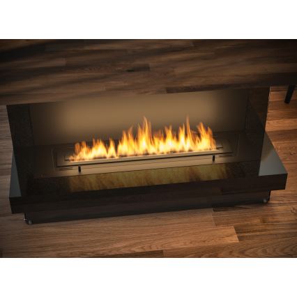 InFire - Vstavaný BIO krb 100x45 cm 3kW čierna