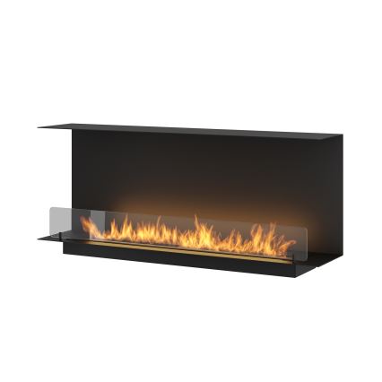 InFire - Vstavaný BIO krb 120x45 cm 3kW čierna