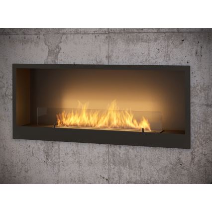 InFire - Vstavaný BIO krb 120x50 cm 3kW čierna