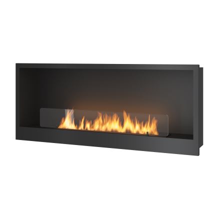 InFire - Vstavaný BIO krb 120x50 cm 3kW čierna