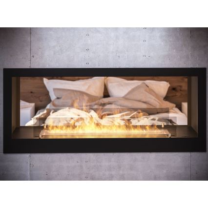 InFire - Vstavaný BIO krb 120x50 cm 3kW obojstranný