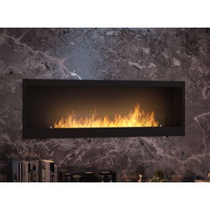 InFire - Vstavaný BIO krb 150x50 cm 4,2kW čierna