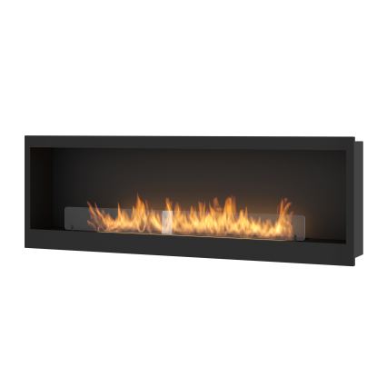 InFire - Vstavaný BIO krb 150x50 cm 4,2kW čierna