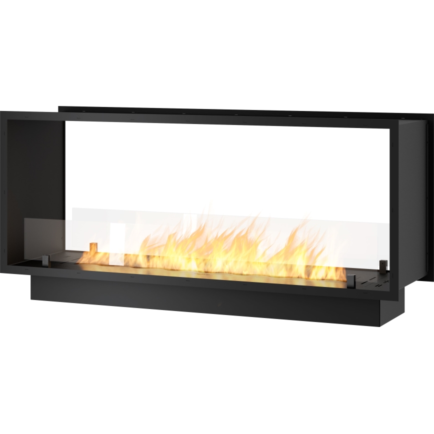 InFire - Vstavaný BIO krb 48,5x123,5 cm 6kW čierna