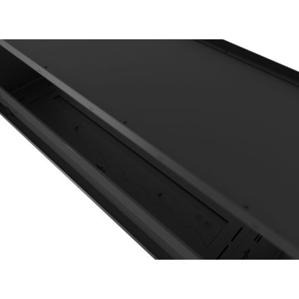 InFire - Vstavaný BIO krb 48,5x123,5 cm 6kW čierna