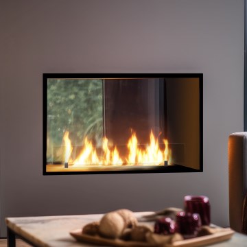 InFire - Vstavaný BIO krb 48,5x83,5 cm 3,5kW čierna