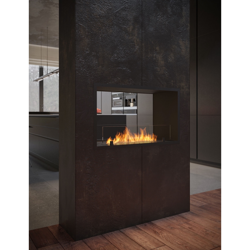 InFire - Vstavaný BIO krb 48,5x83,5 cm 3,5kW čierna