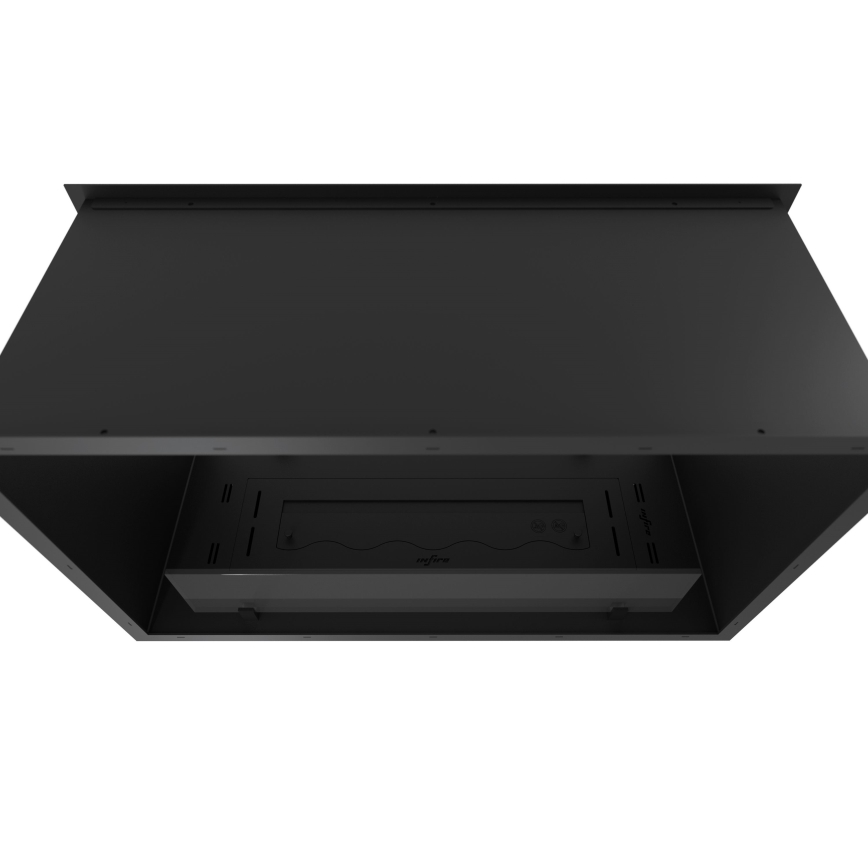 InFire - Vstavaný BIO krb 48,5x83,5 cm 3,5kW čierna