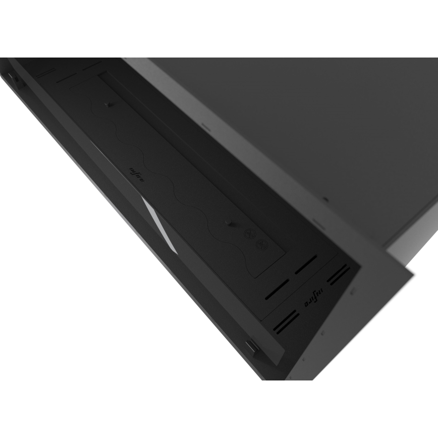 InFire - Vstavaný BIO krb 49,4x104,4 cm 6kW čierna