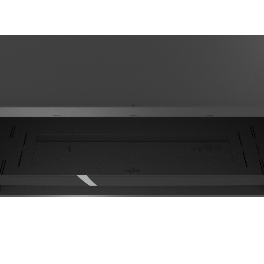 InFire - Vstavaný BIO krb 49,4x104,4 cm 6kW čierna