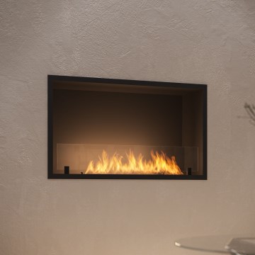 InFire - Vstavaný BIO krb 49,4x84,4 cm 3,5kW čierna