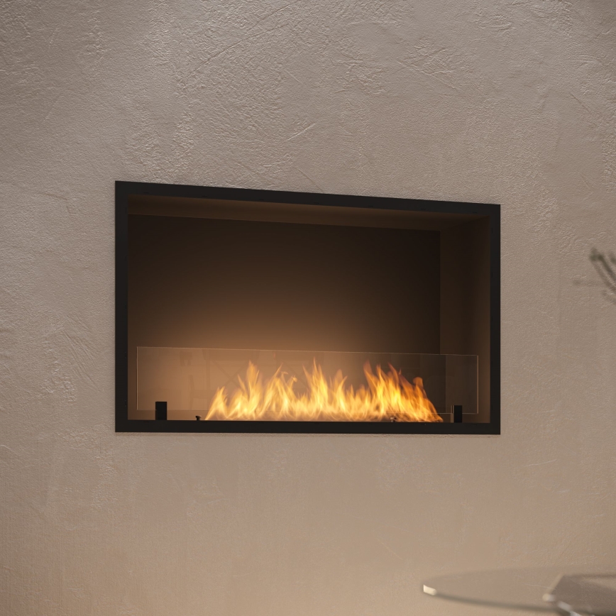 InFire - Vstavaný BIO krb 49,4x84,4 cm 3,5kW čierna