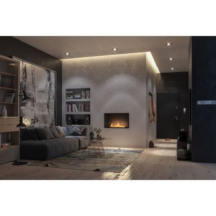 InFire - Vstavaný BIO krb 49,4x84,4 cm 3,5kW čierna