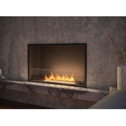 InFire - Vstavaný BIO krb 49,4x84,4 cm 3,5kW čierna