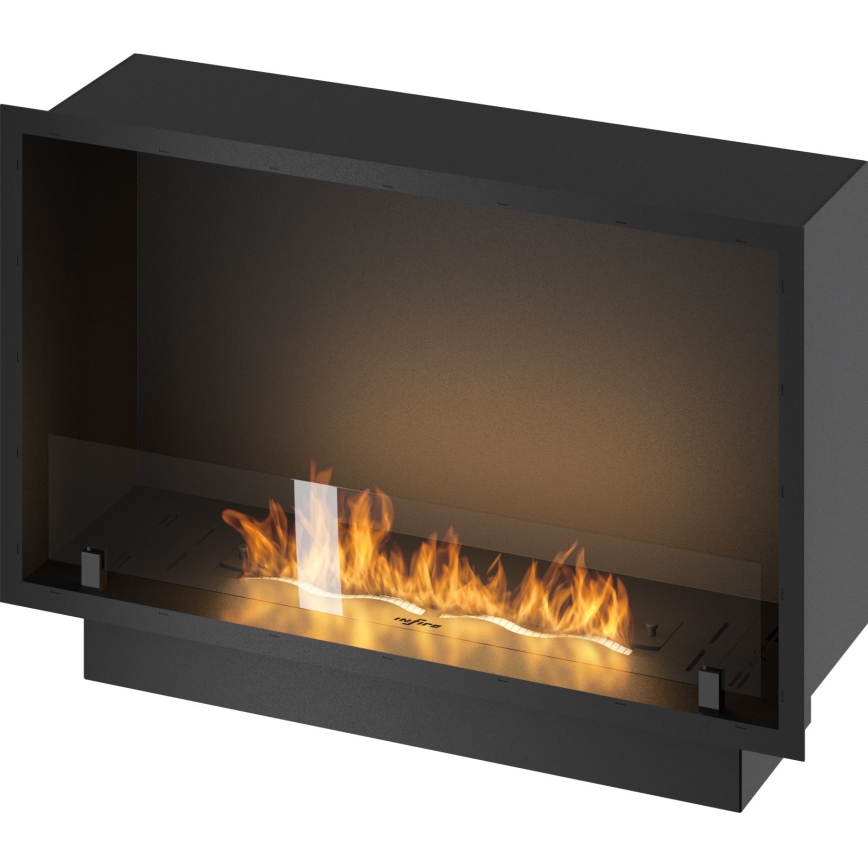 InFire - Vstavaný BIO krb 49,4x84,4 cm 3,5kW čierna