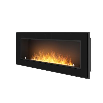 InFire - Vstavaný BIO krb 49x120 cm 3kW čierna