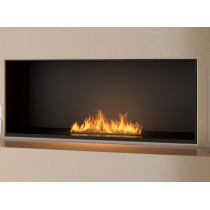 InFire - Vstavaný BIO krb 7,5x60 cm 3,5kW čierna