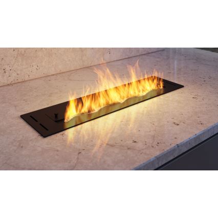 InFire - Vstavaný BIO krb 7,5x60 cm 3,5kW čierna