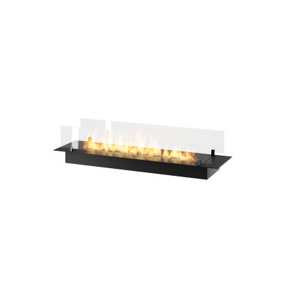 InFire - Vstavaný BIO krb 8,5x120 cm 6kW čierna