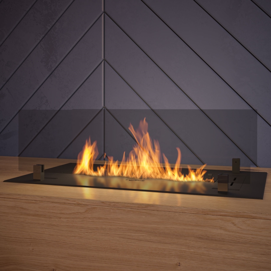 InFire - Vstavaný BIO krb 8,5x60 cm 3,5kW čierna