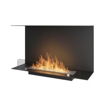 InFire - Vstavaný BIO krb 80x45 cm 3kW čierna