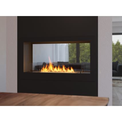 InFire - Vstavaný BIO krb 90x50 cm 3kW obojstranný