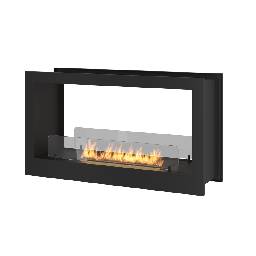 InFire - Vstavaný BIO krb 90x50 cm 3kW obojstranný