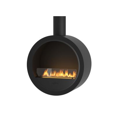 InFire - Závesný BIO krb pr. 70 cm 3kW čierna