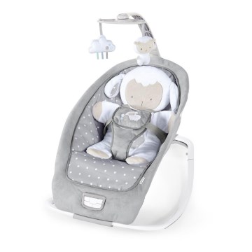 Ingenuity - Detská hojdačka s melódiou CUDDLE LAMB 3xLR14