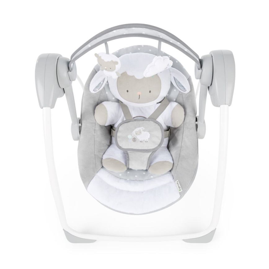 Ingenuity - Detská hojdačka s melódiou CUDDLE LAMB 4xLR14