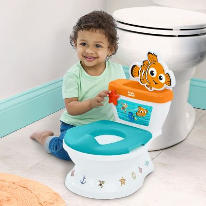 Ingenuity - Detská toaleta so zvukom MY SIZE Finding Nemo 2xAAA