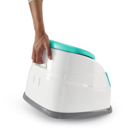 Ingenuity - Podsedák na jedálenskú stoličku 2v1 BABY BASE tyrkysová