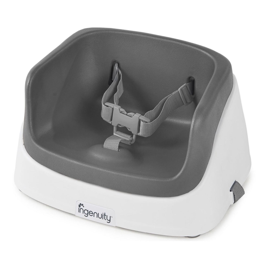Ingenuity - Podsedák na jedálenskú stoličku 2v1 SMARTCLEAN TODDLER šedá