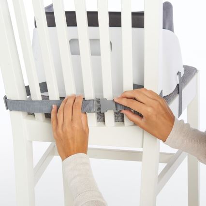 Ingenuity - Podsedák na jedálenskú stoličku 2v1 SMARTCLEAN TODDLER šedá