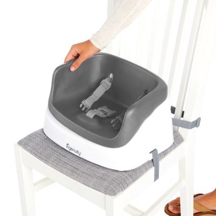 Ingenuity - Podsedák na jedálenskú stoličku 2v1 SMARTCLEAN TODDLER šedá
