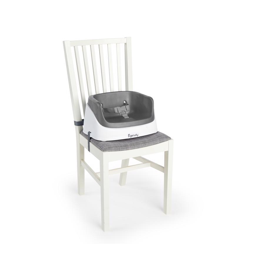 Ingenuity - Podsedák na jedálenskú stoličku 2v1 SMARTCLEAN TODDLER šedá