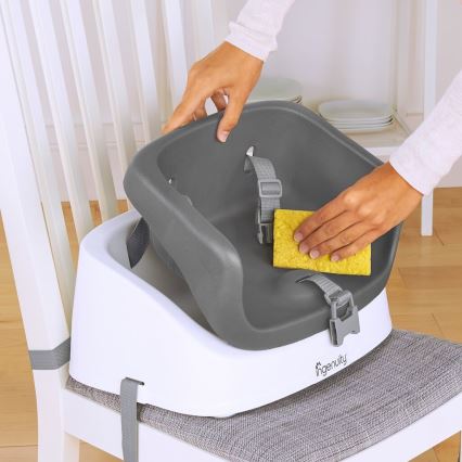 Ingenuity - Podsedák na jedálenskú stoličku 2v1 SMARTCLEAN TODDLER šedá